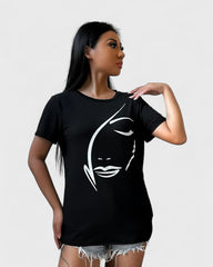 Mireille | T-shirt femme avec imprimé graphique