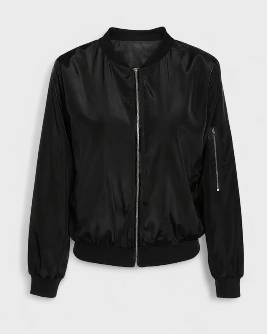 Chantal | Veste femme à manches longues avec fermeture éclair