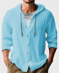 Claude | Chemise légère à capuche pour homme