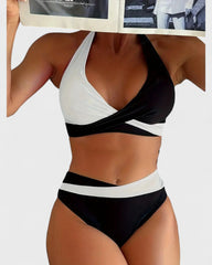 Margaux | Maillot de bain deux pièces en blocs de couleurs