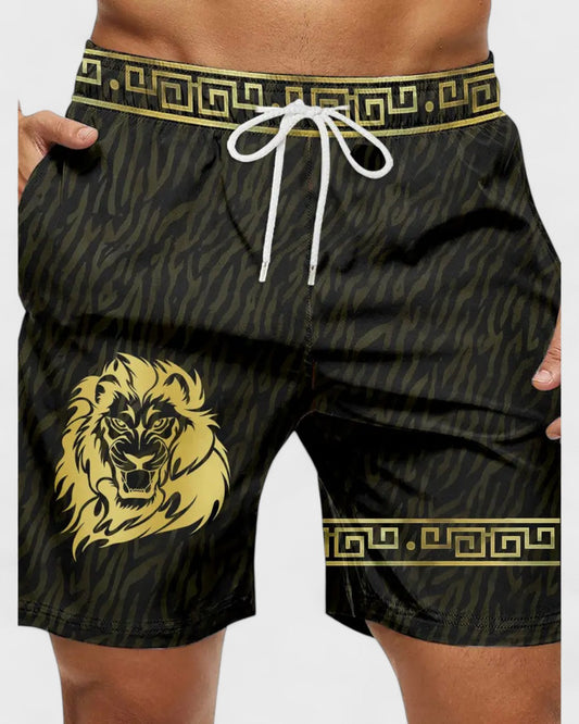 Lucien | Short de bain avec un Lion