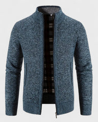 Jean | Veste zippée décontractée en maille pour homme